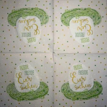 TX-702 Text - 3-lagig - Friede Freude Eier suchen